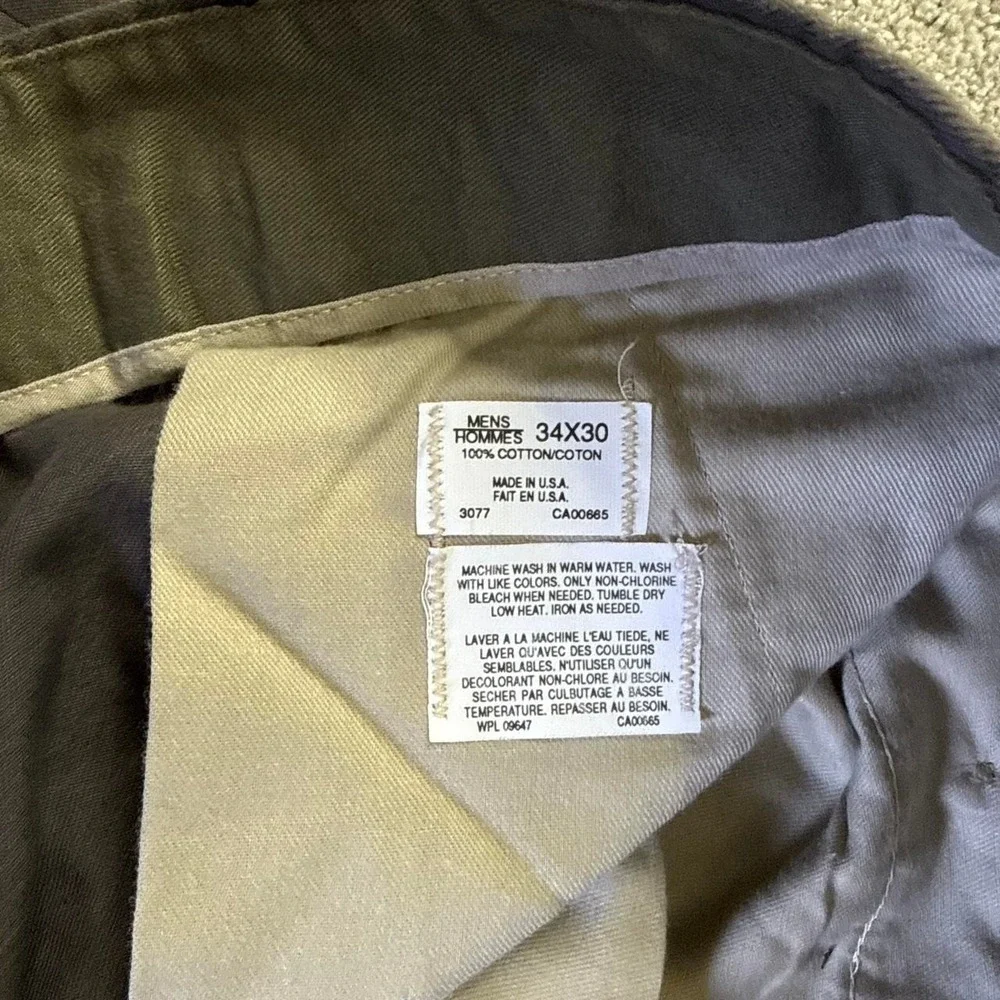 Vintage 90s Deadstock Men's Trousers Pants 34x30 NWT New With Tags